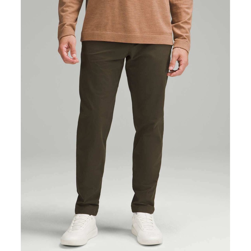 Lululemon ABC Pant Twill Mens 34 Olive Green 5-Pocket